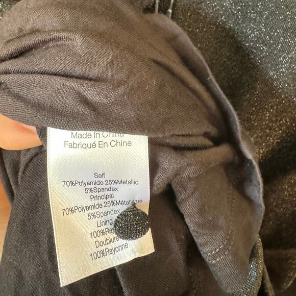 VERONICA BEARD NWT Jeremiah Long-Sleeve Ruched Mini Dress Black Size Large $298 - Picture 8 of 8